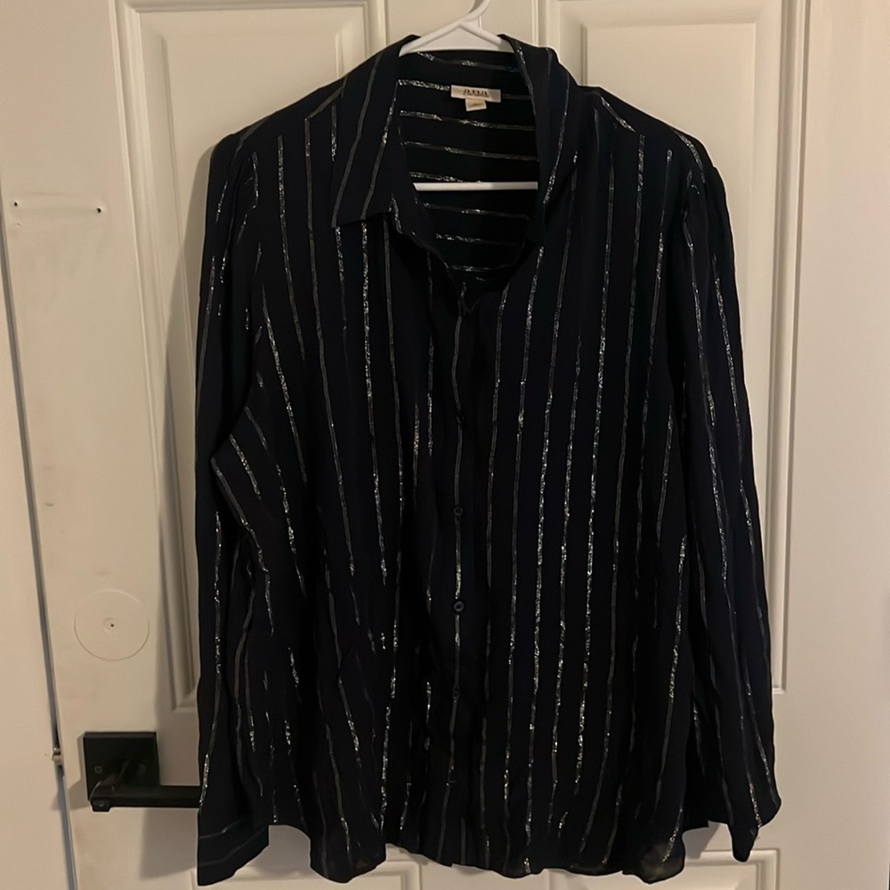 Ana blue button up